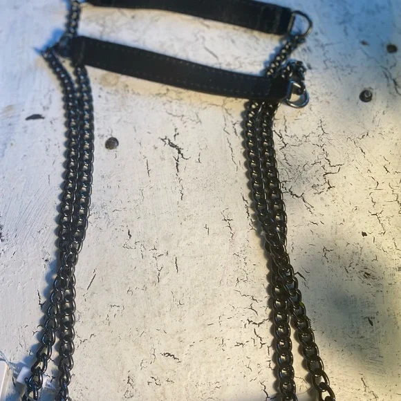 NWT Marina Galanti Black Leather Cross Body - Picture 10 of 15